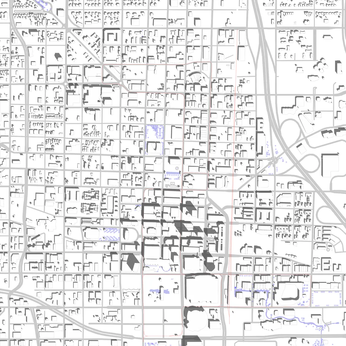 Oklahoma City site plan (2.5 km)