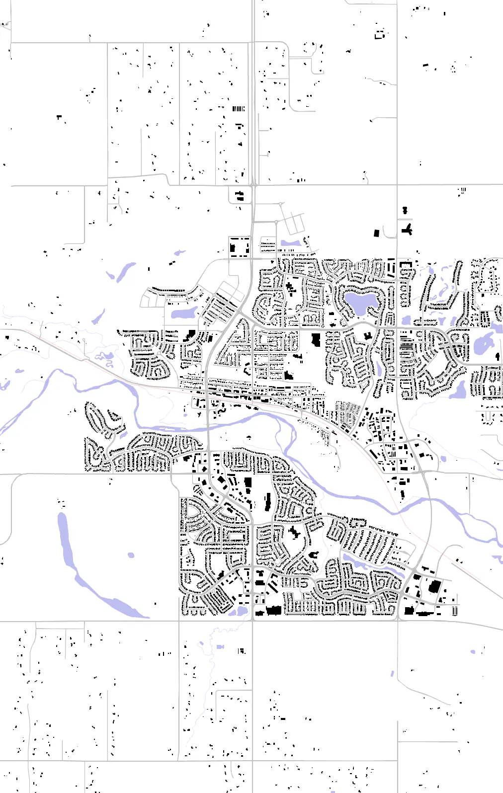 Okotoks figure ground plan