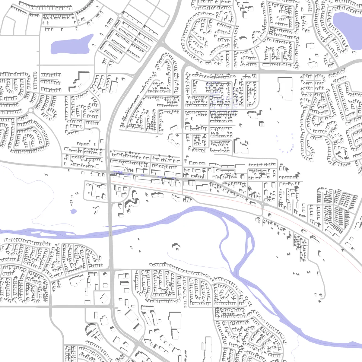 Okotoks site plan (2.5 km)