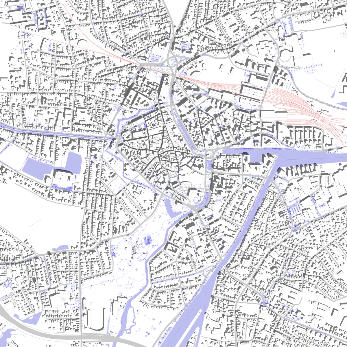 Oldenburg Lageplan (2,5 km)