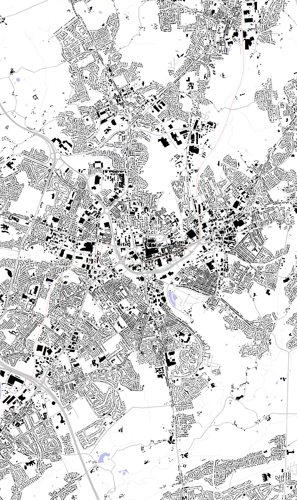 Oldham figure ground plan