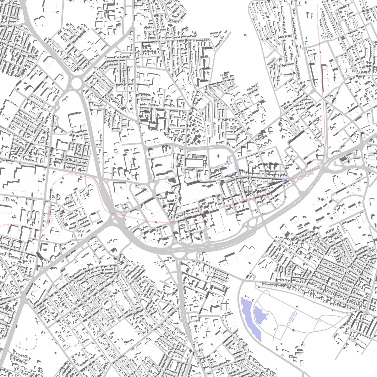 Oldham site plan (2.5 km)