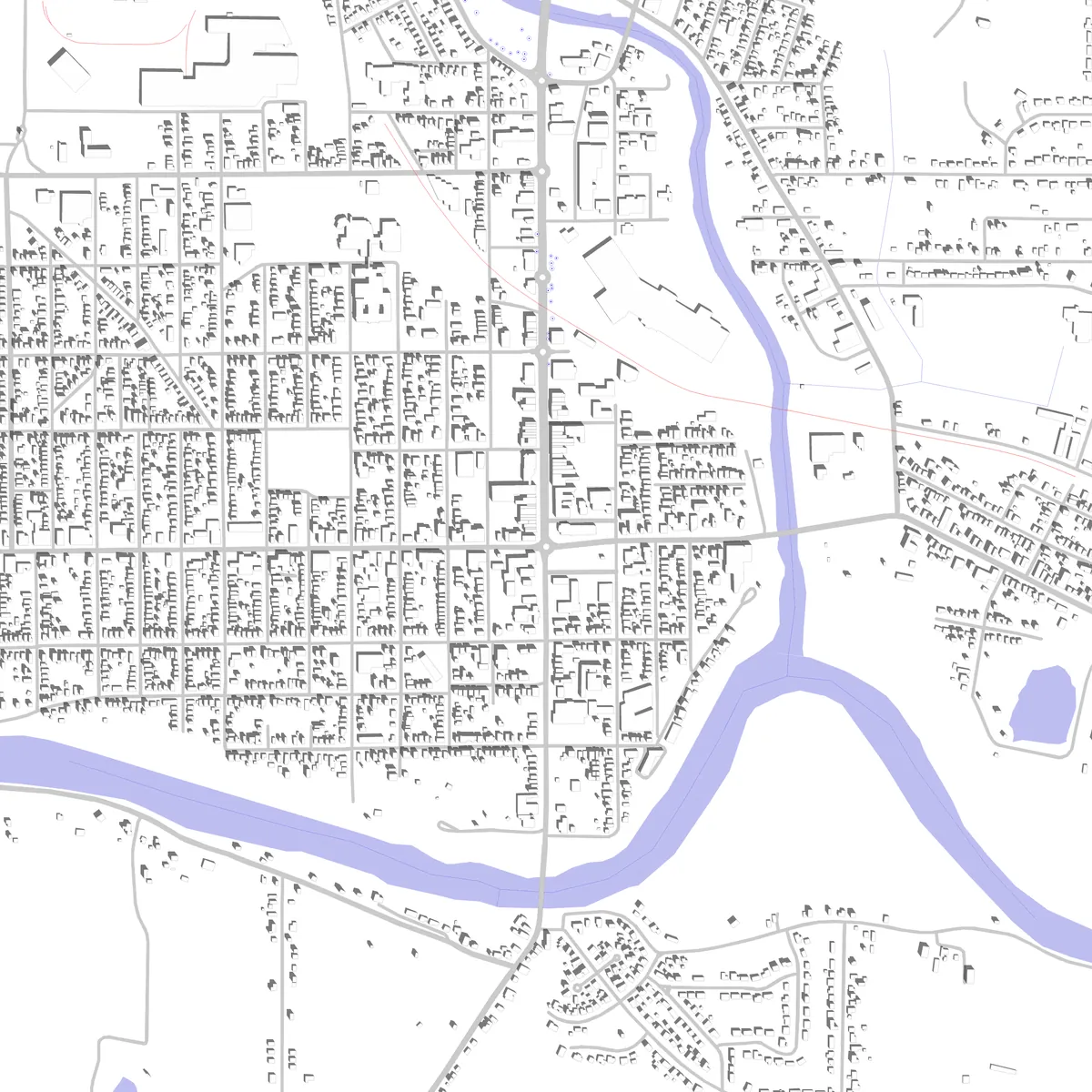 Olean site plan (2.5 km)