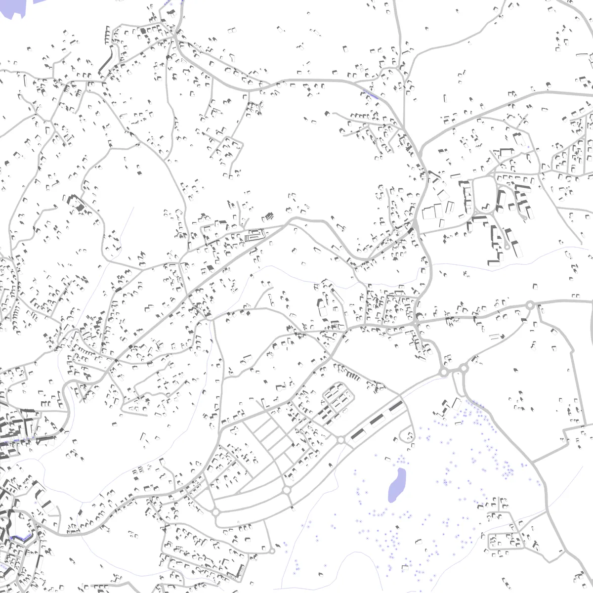 Oleiros plano de situación (2.5 km)
