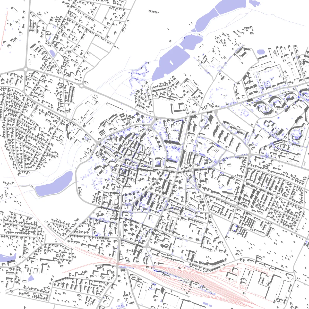 Oleśnica site plan (2.5 km)