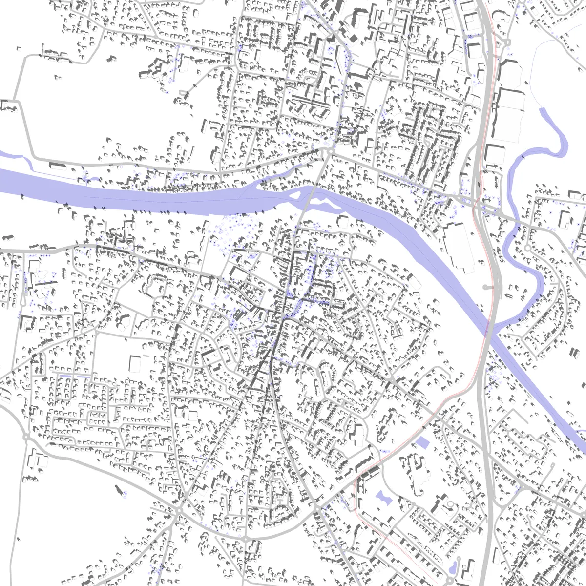 Olivet plan de situation (2,5 km)