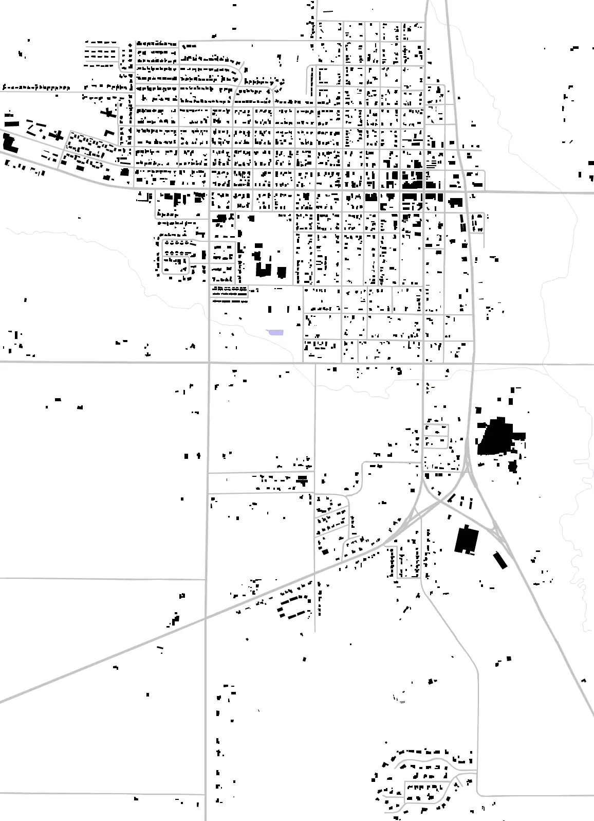 Olney figure ground plan