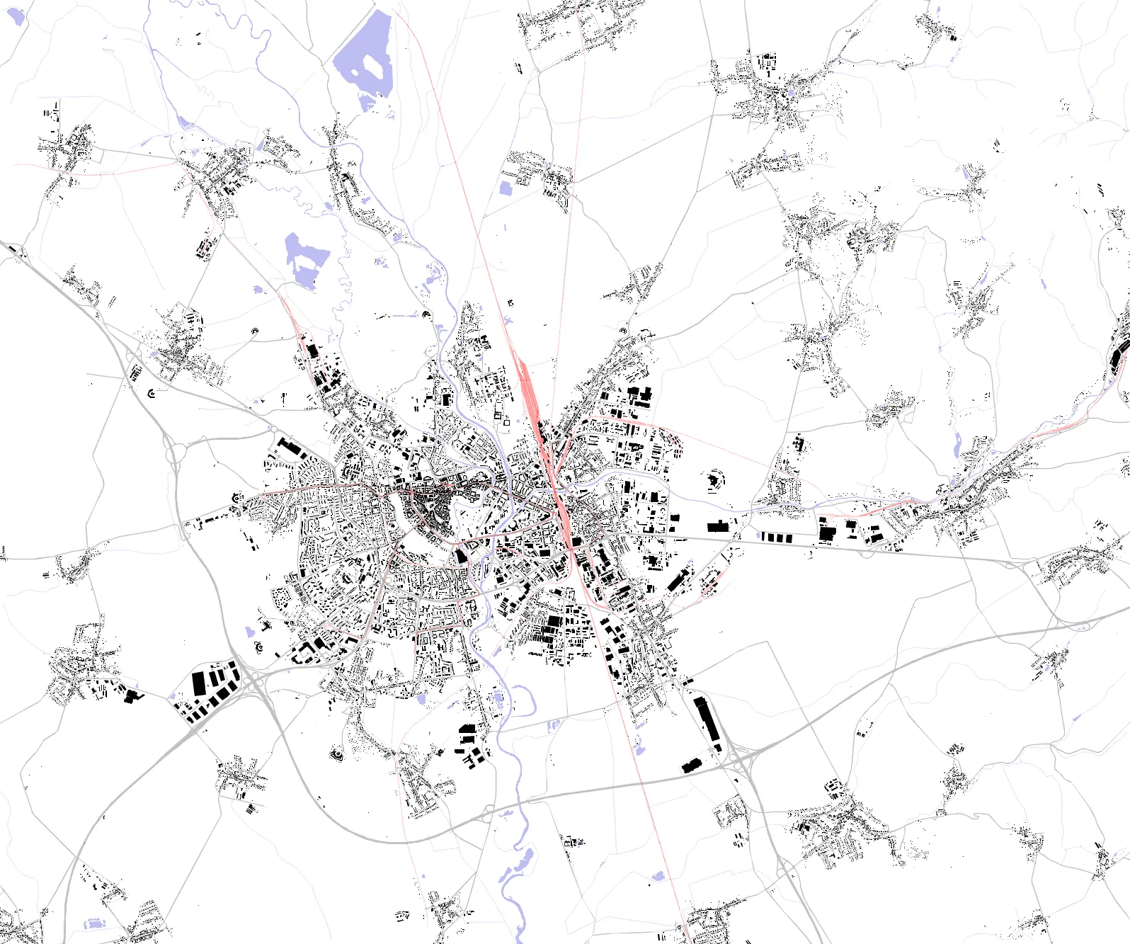 Olomouc schwarzplan