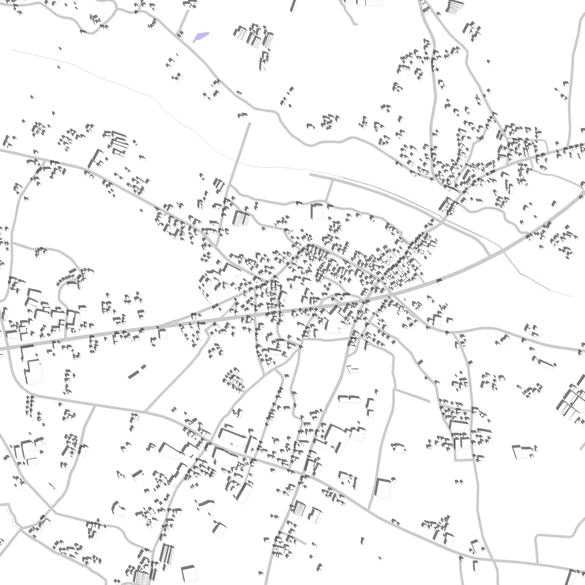 Omitama Lageplan (2,5 km)