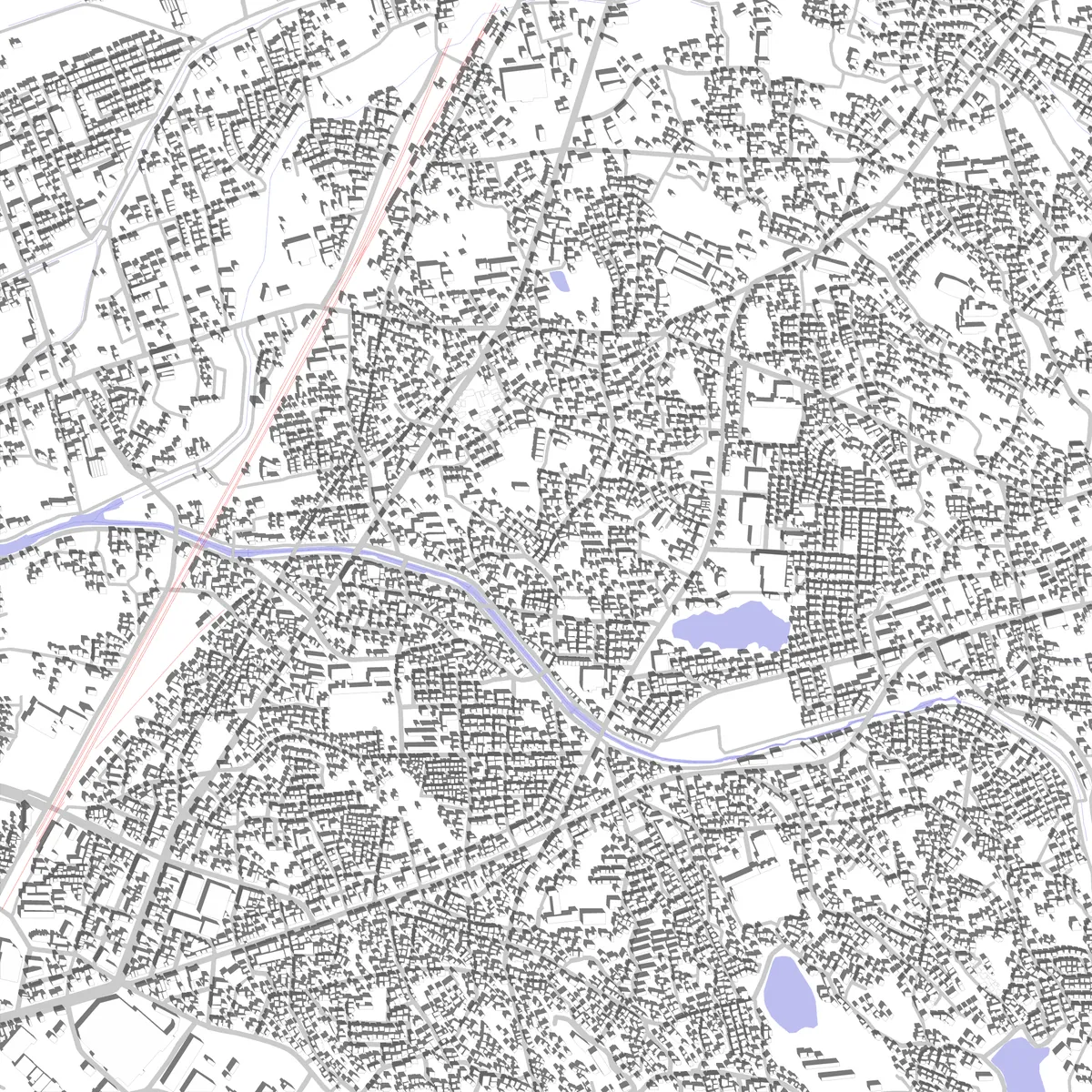 Omuta Lageplan (2,5 km)