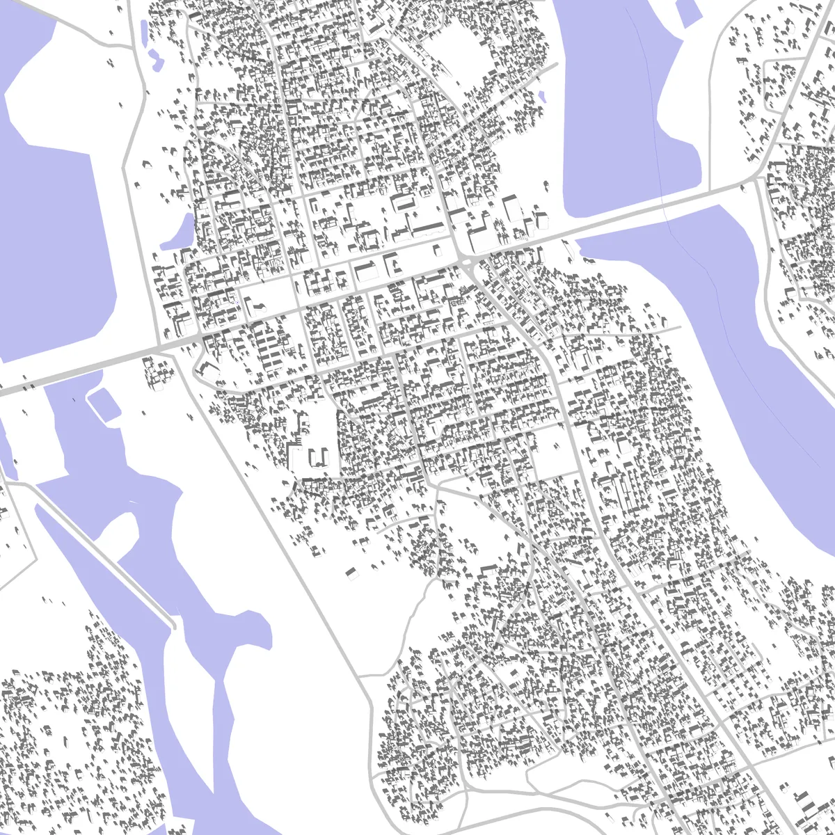 Ondjiva planta de localização (2,5 km)