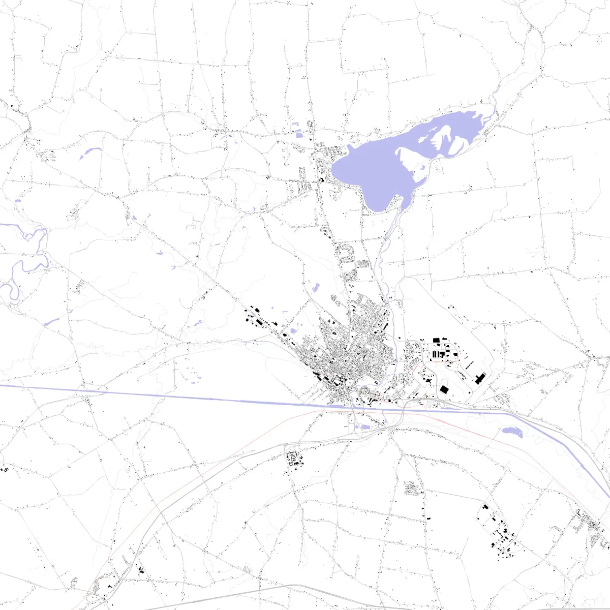Oneida Site Plan | ready-to-draw layered vectors | CAD ATLAS