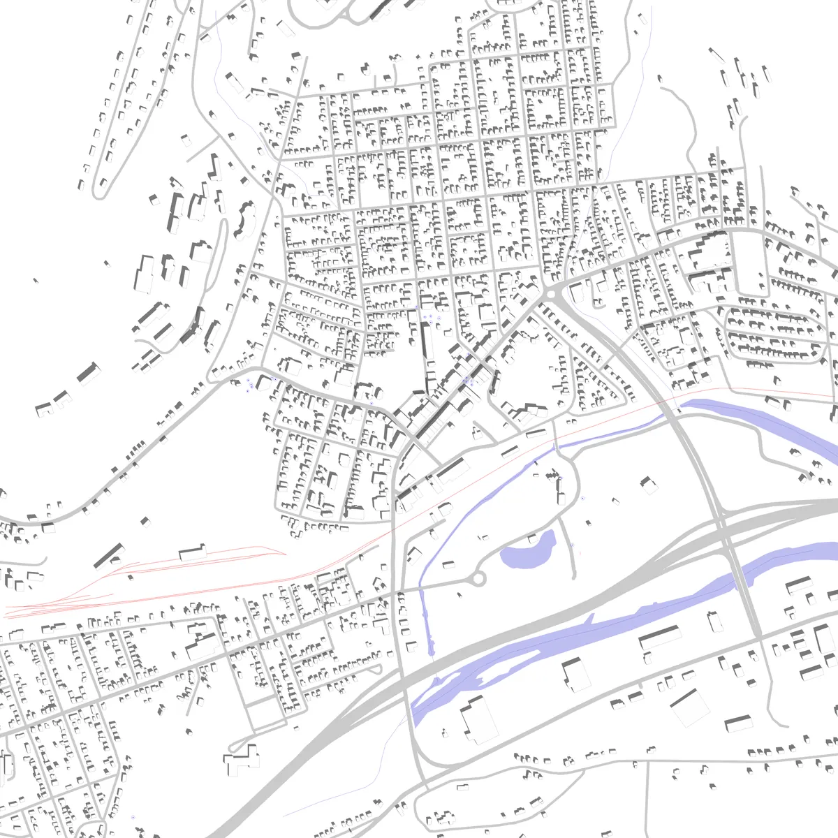 Oneonta site plan (2.5 km)