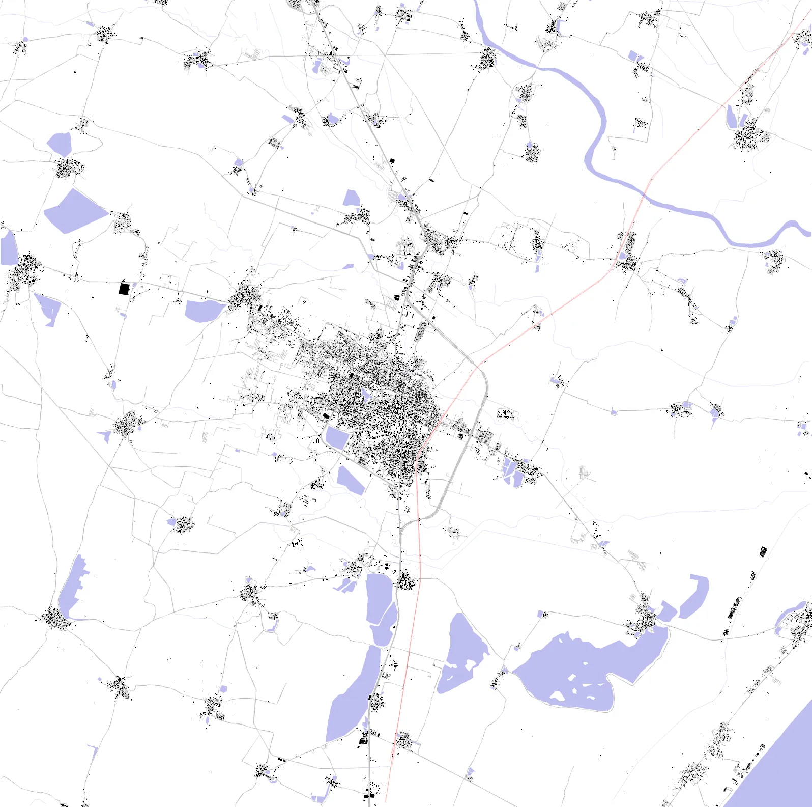 Ongole Schwarzplan