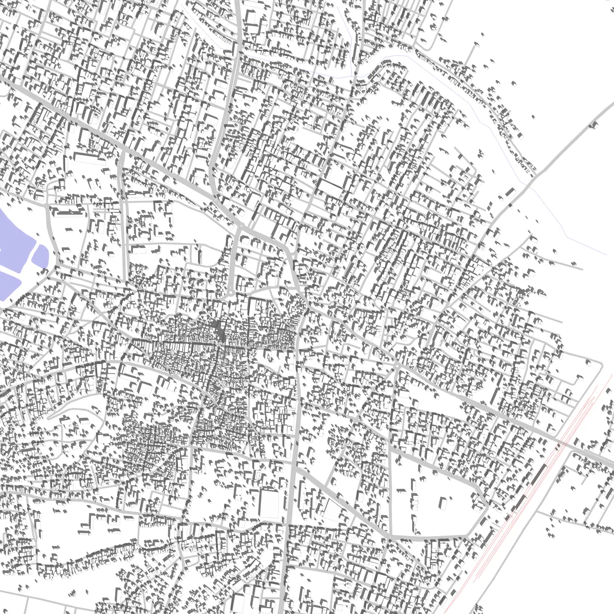 Ongole Lageplan (2,5 km)