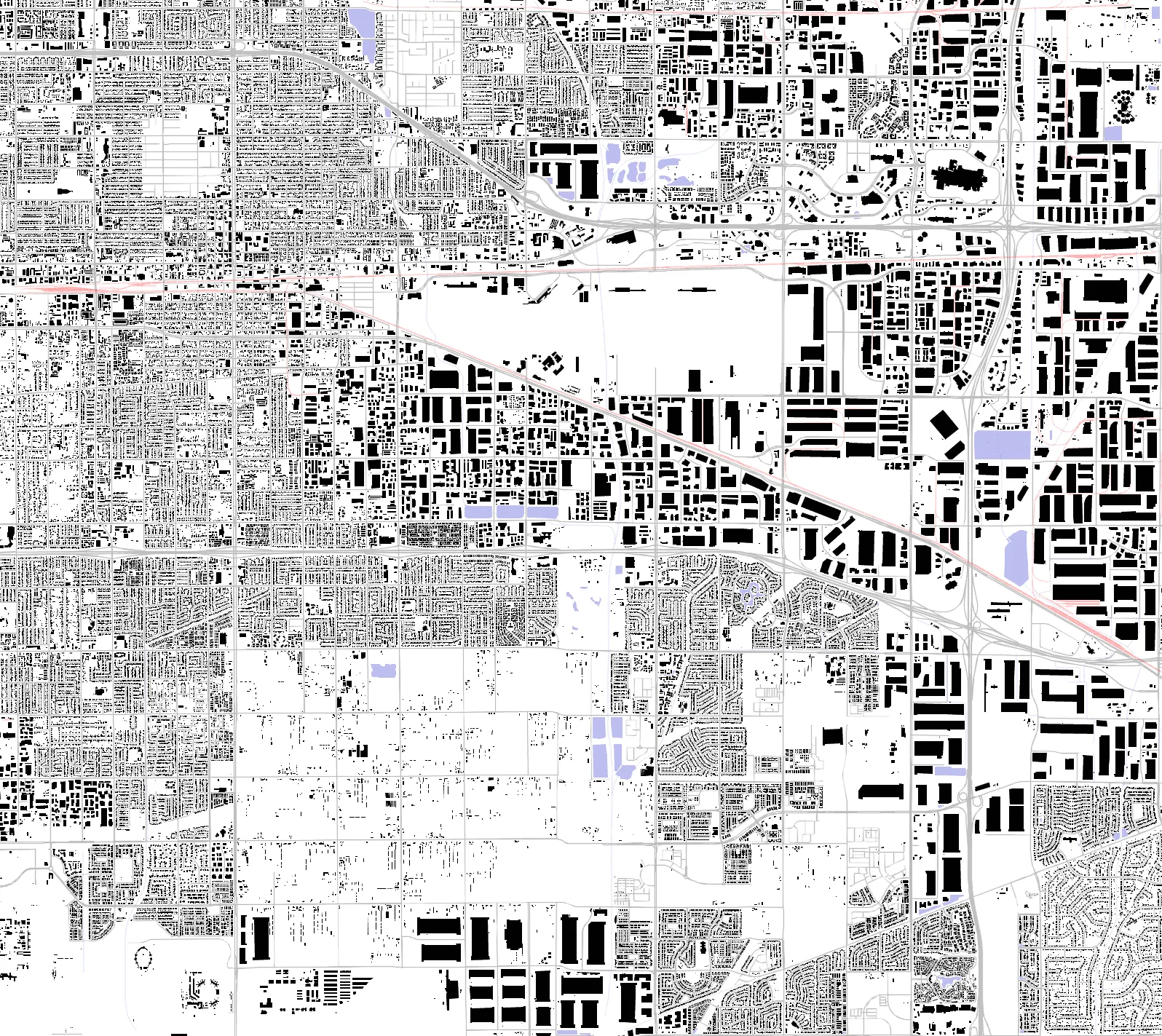 Ontario figure ground plan
