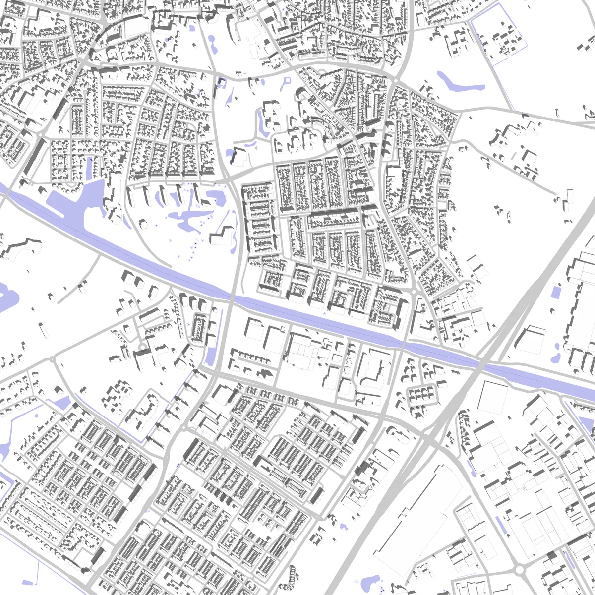 Oosterhout situatieplan (2,5 km)