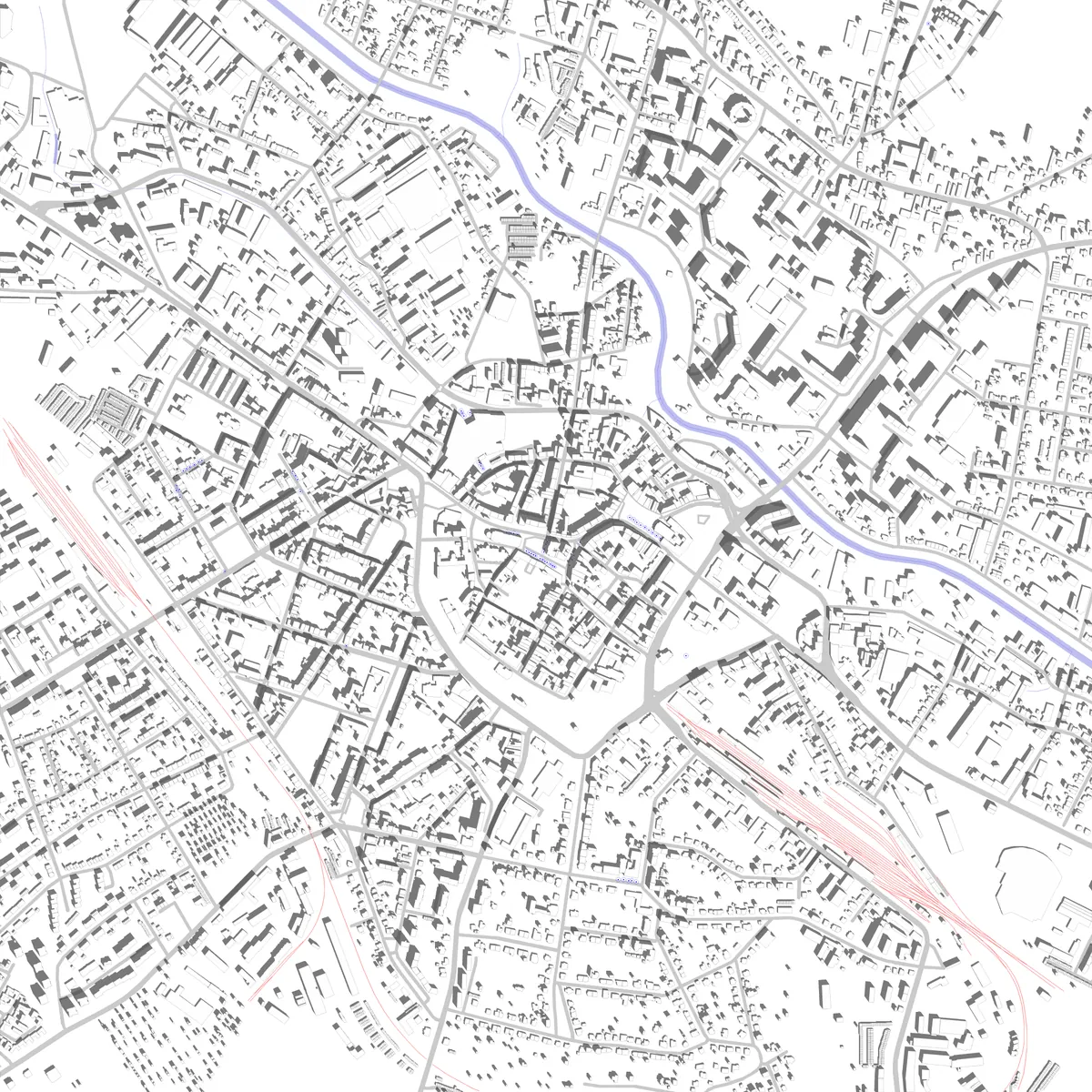 Opava site plan (2.5 km)