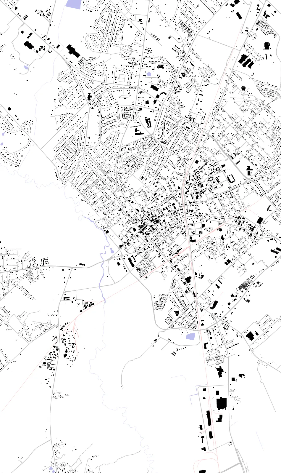 Orangeburg figure ground plan