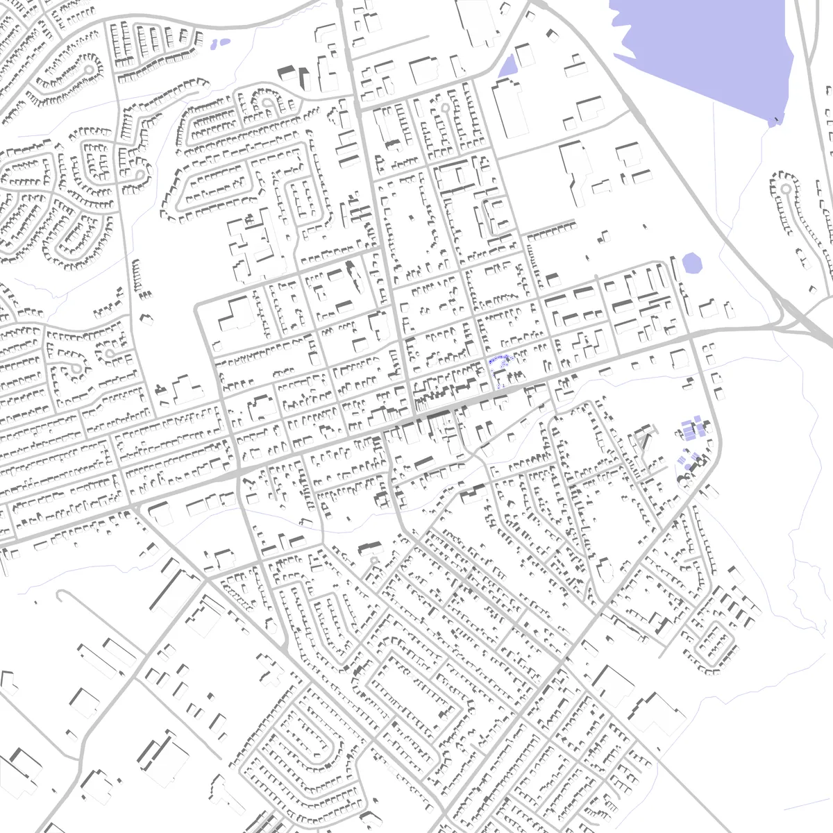 Orangeville site plan (2.5 km)