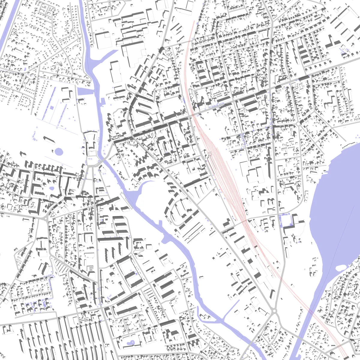 Oranienburg Lageplan (2,5 km)