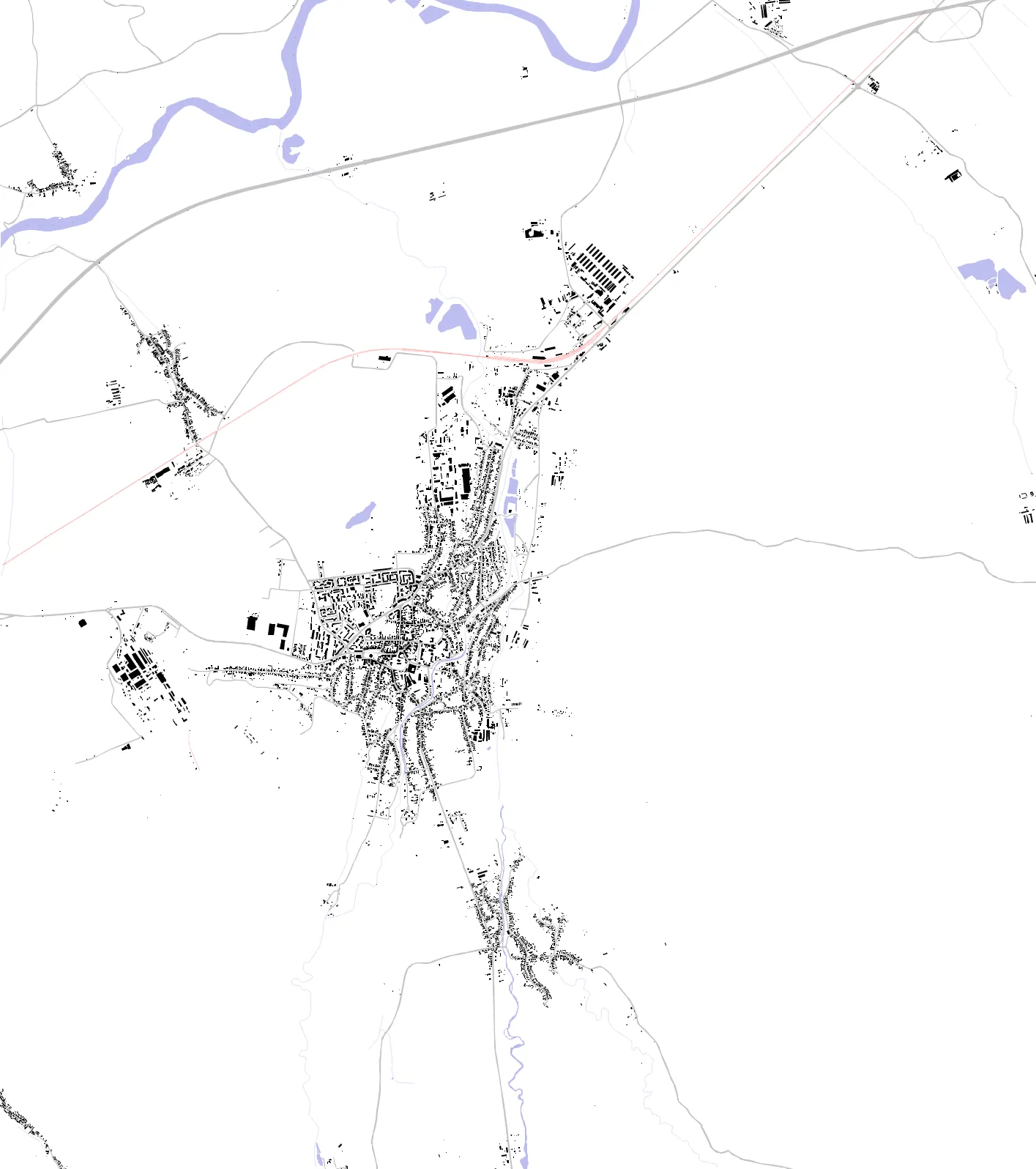 Orăștie figure ground plan