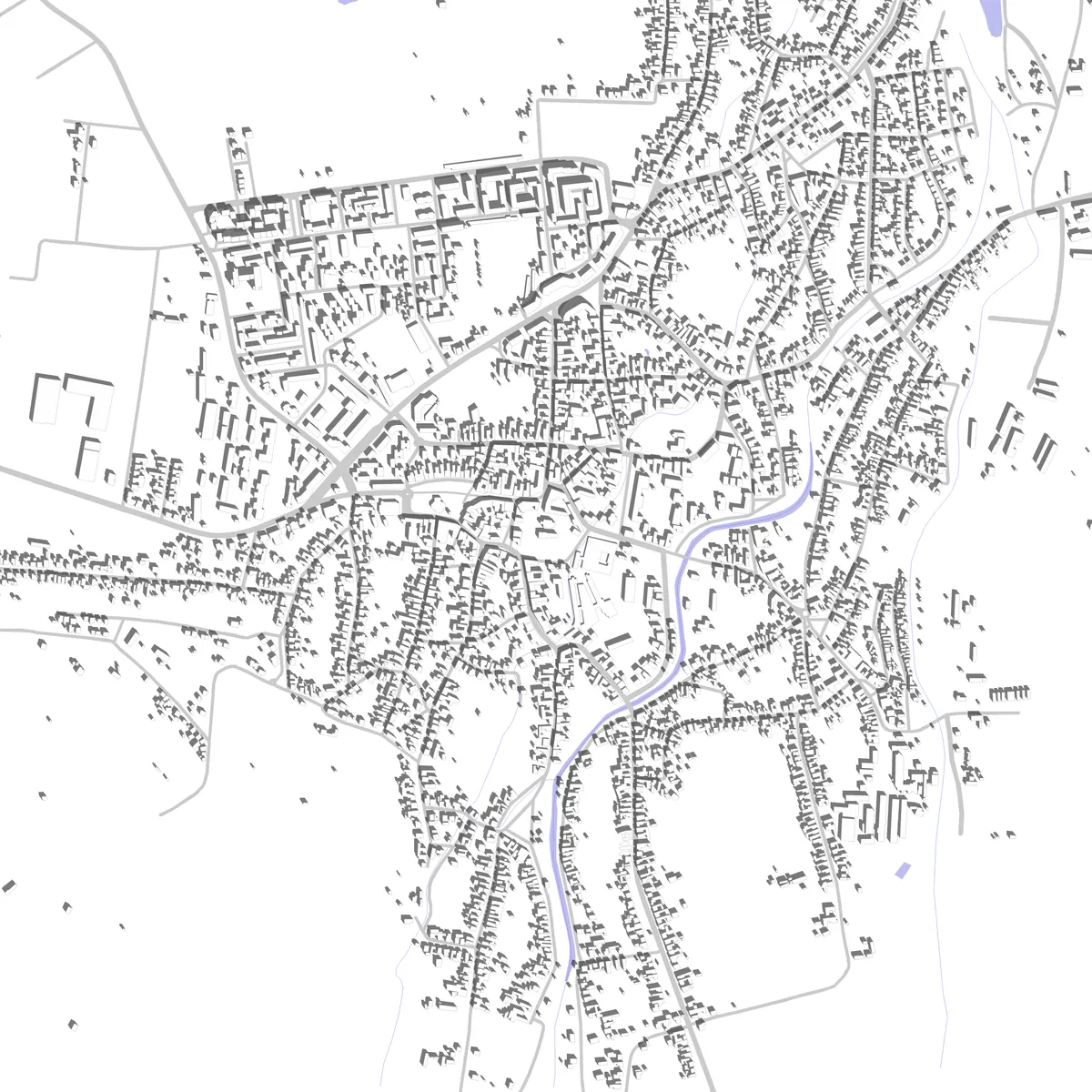 Orăștie site plan (2.5 km)