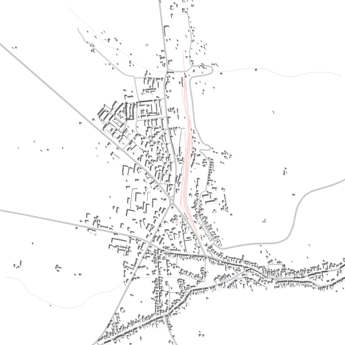 Oravița site plan (2,5 km)