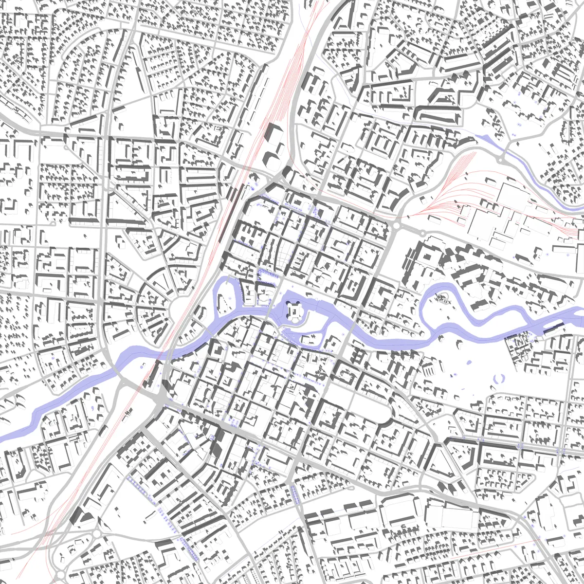 Örebro Lageplan (2,5 km)