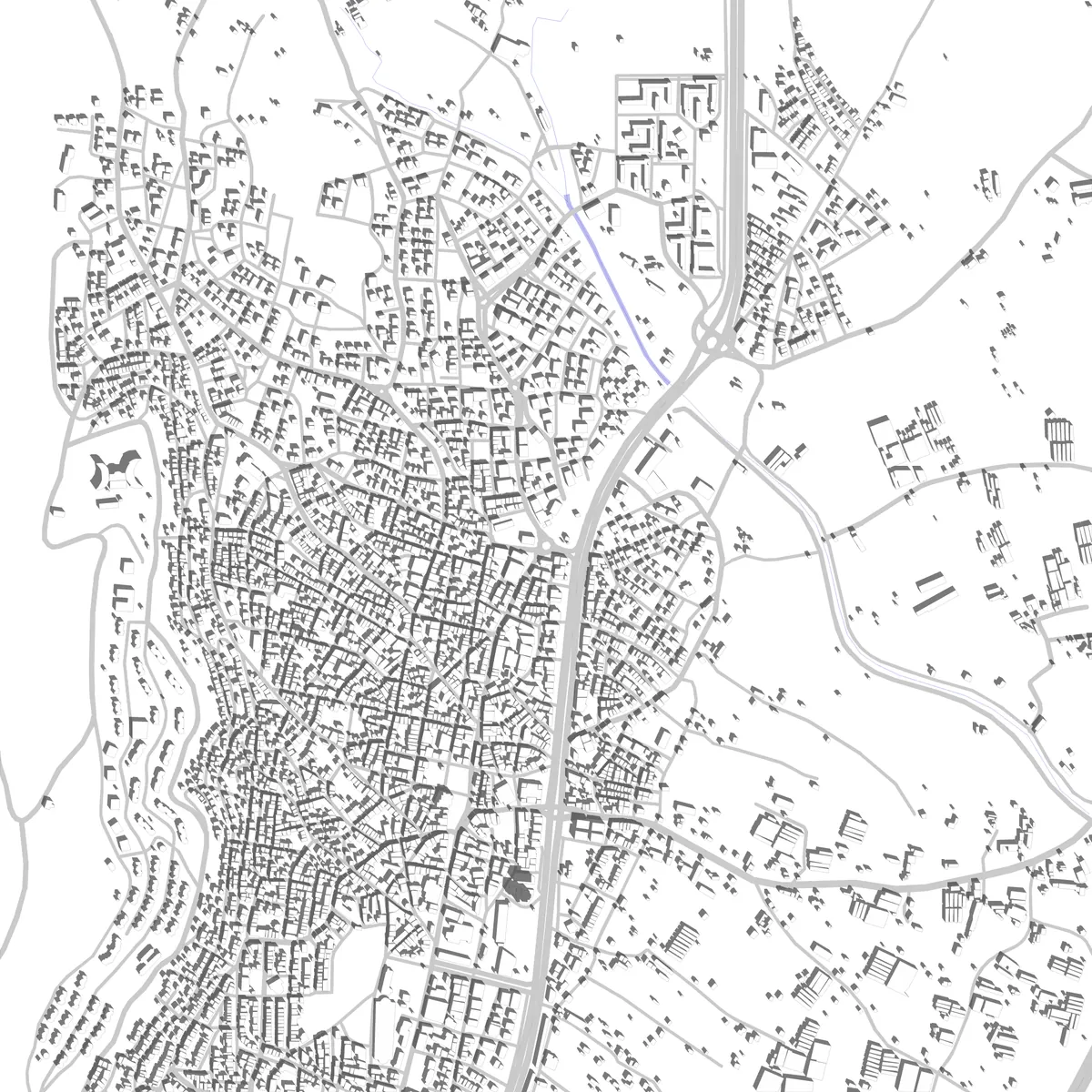 Orhangazi Lageplan (2,5 km)