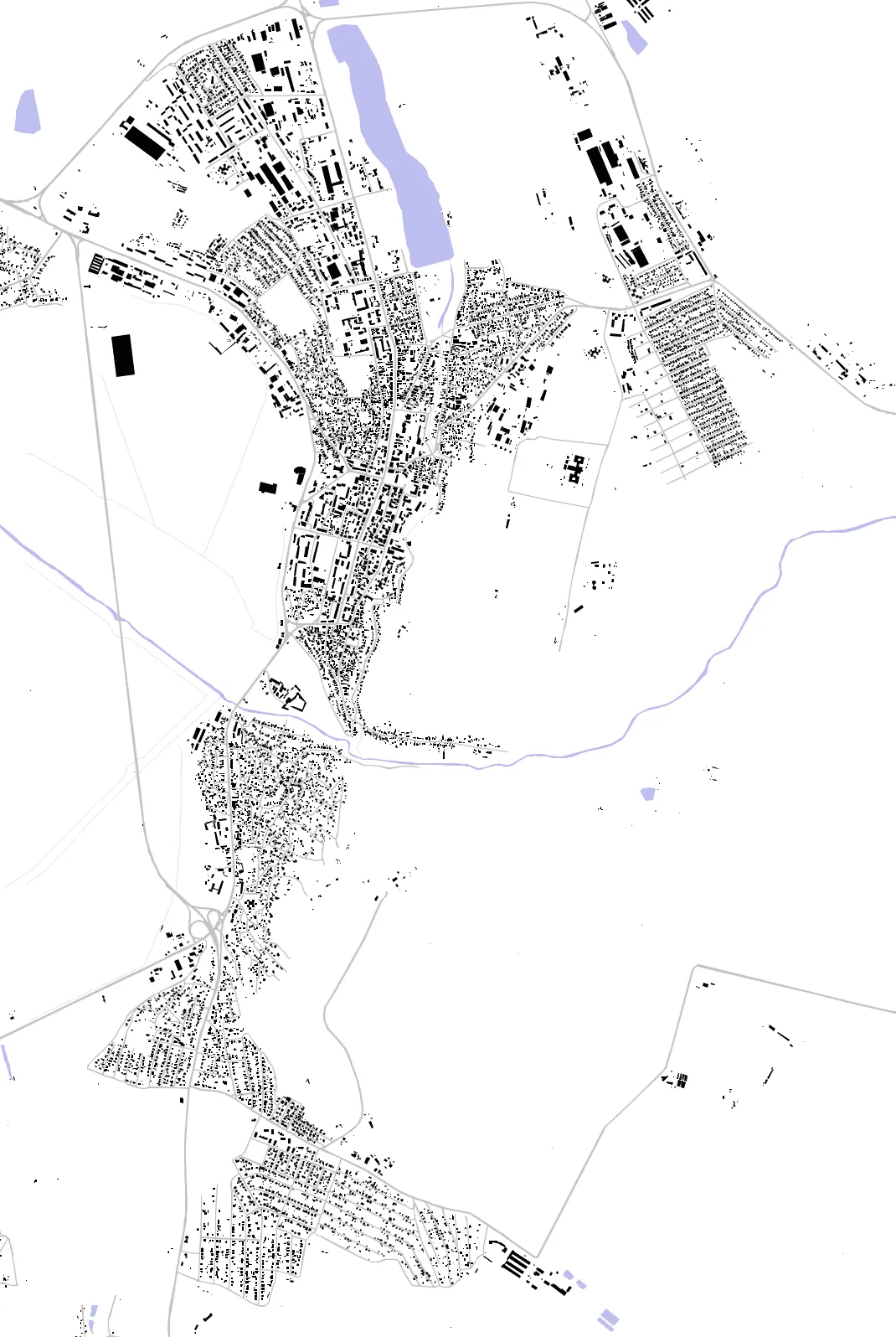 Orhei figure ground plan