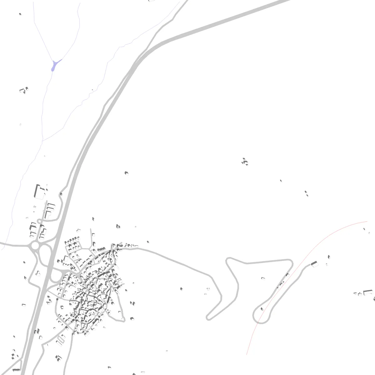 Oristano Lageplan (2,5 km)