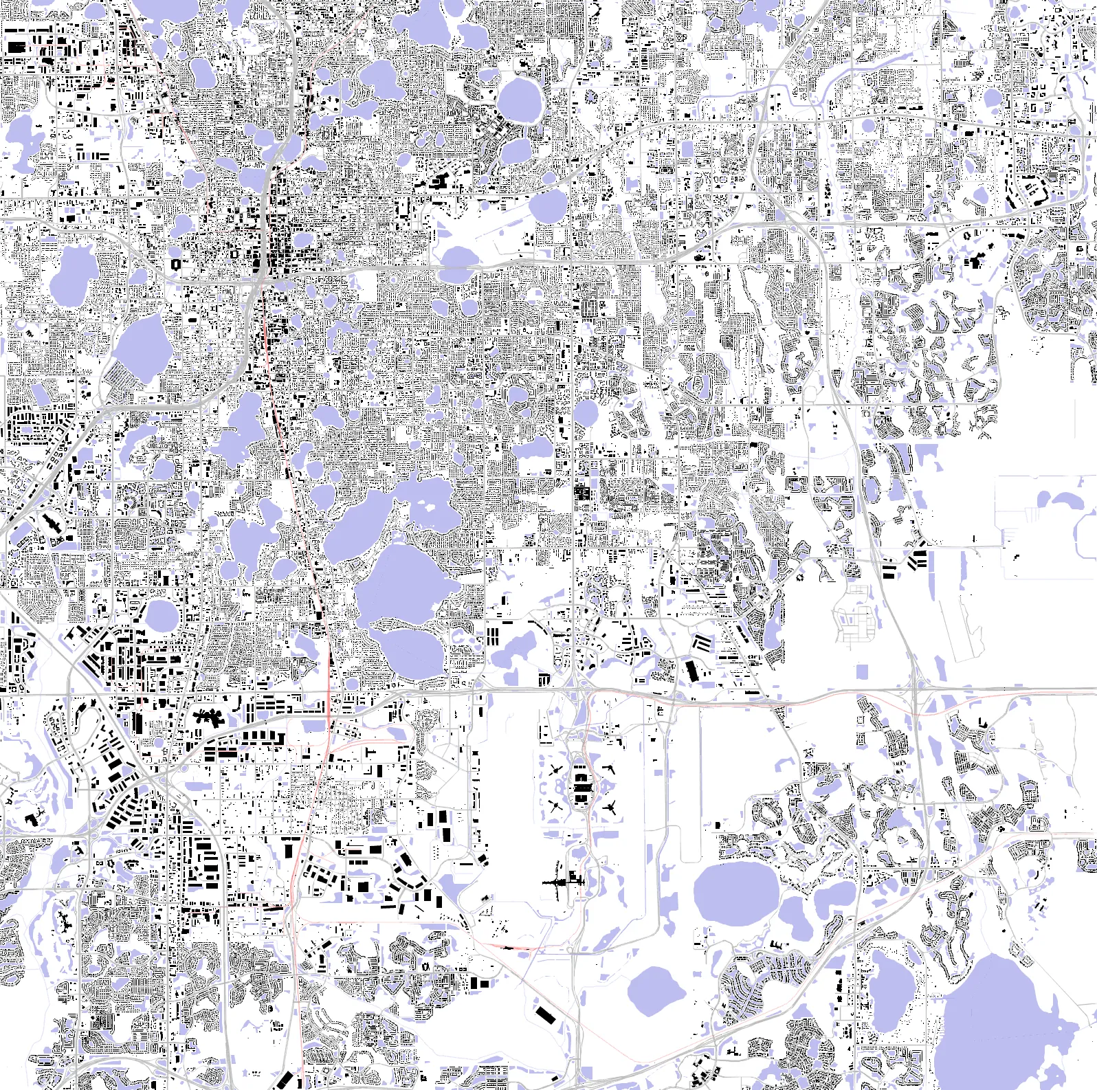 Orlando figure ground plan