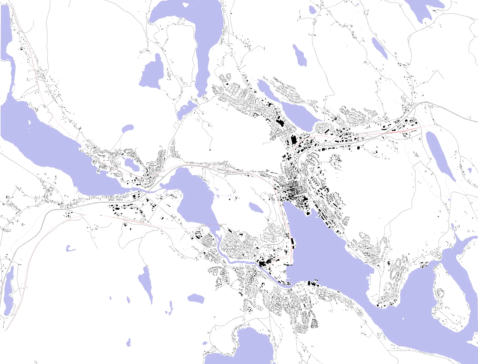 Örnsköldsvik figur-grund-plan