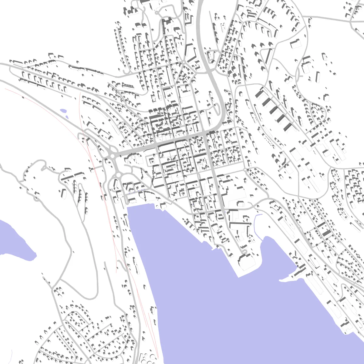 Örnsköldsvik situationsplan (2,5 km)