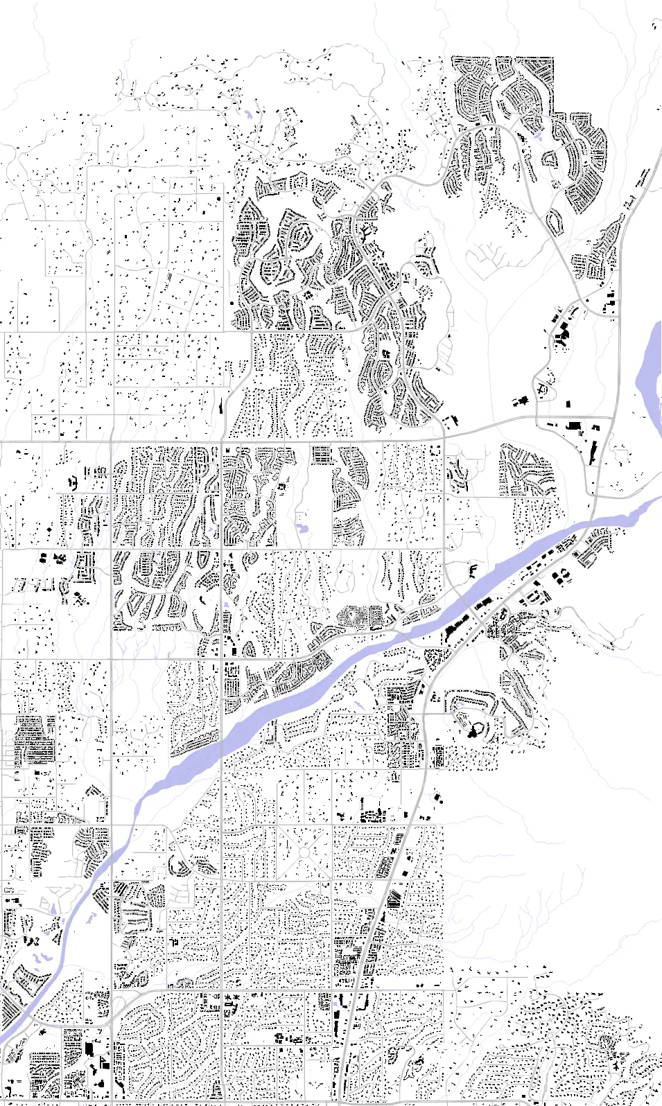 Oro Valley figure ground plan