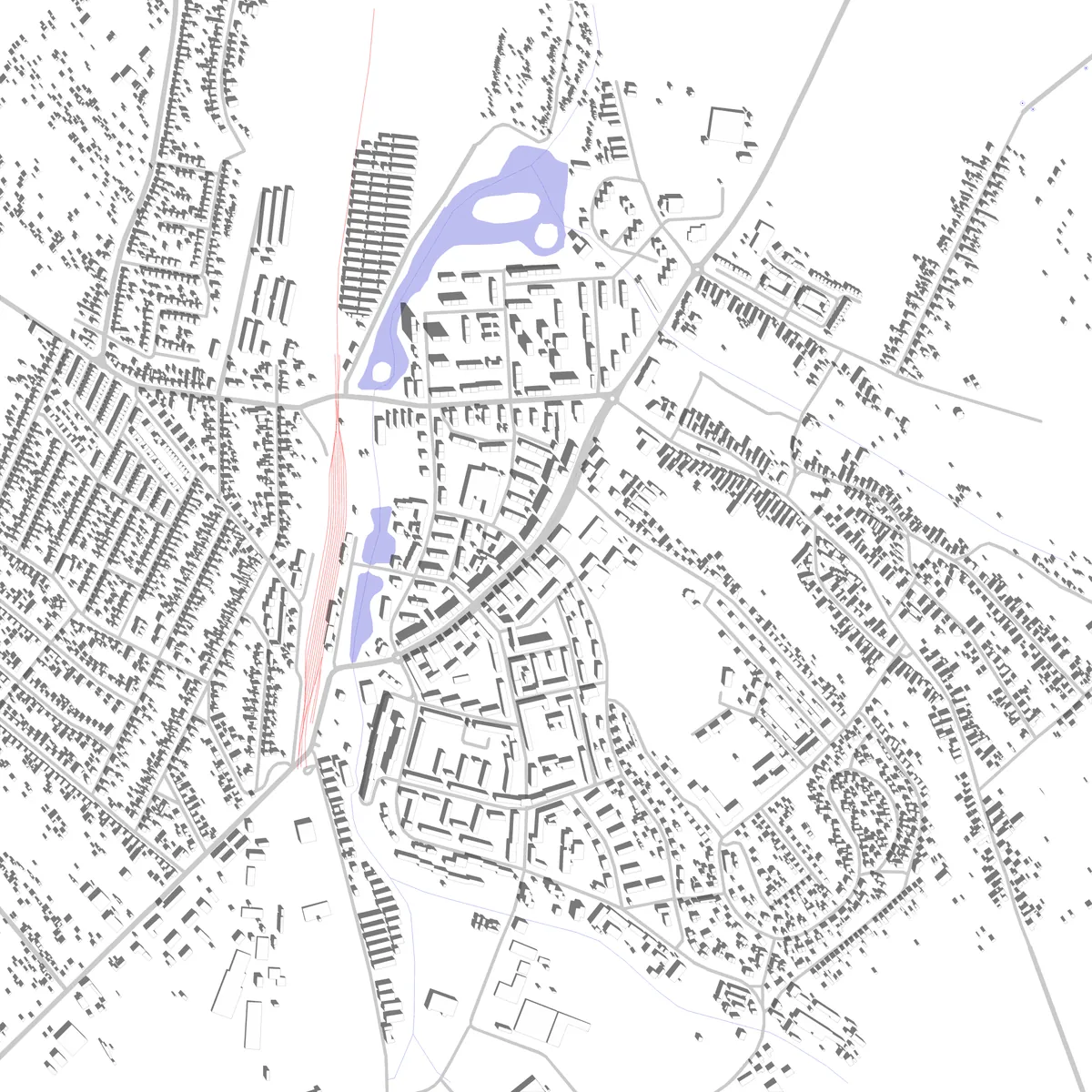 Oroszlány site plan (2,5 km)