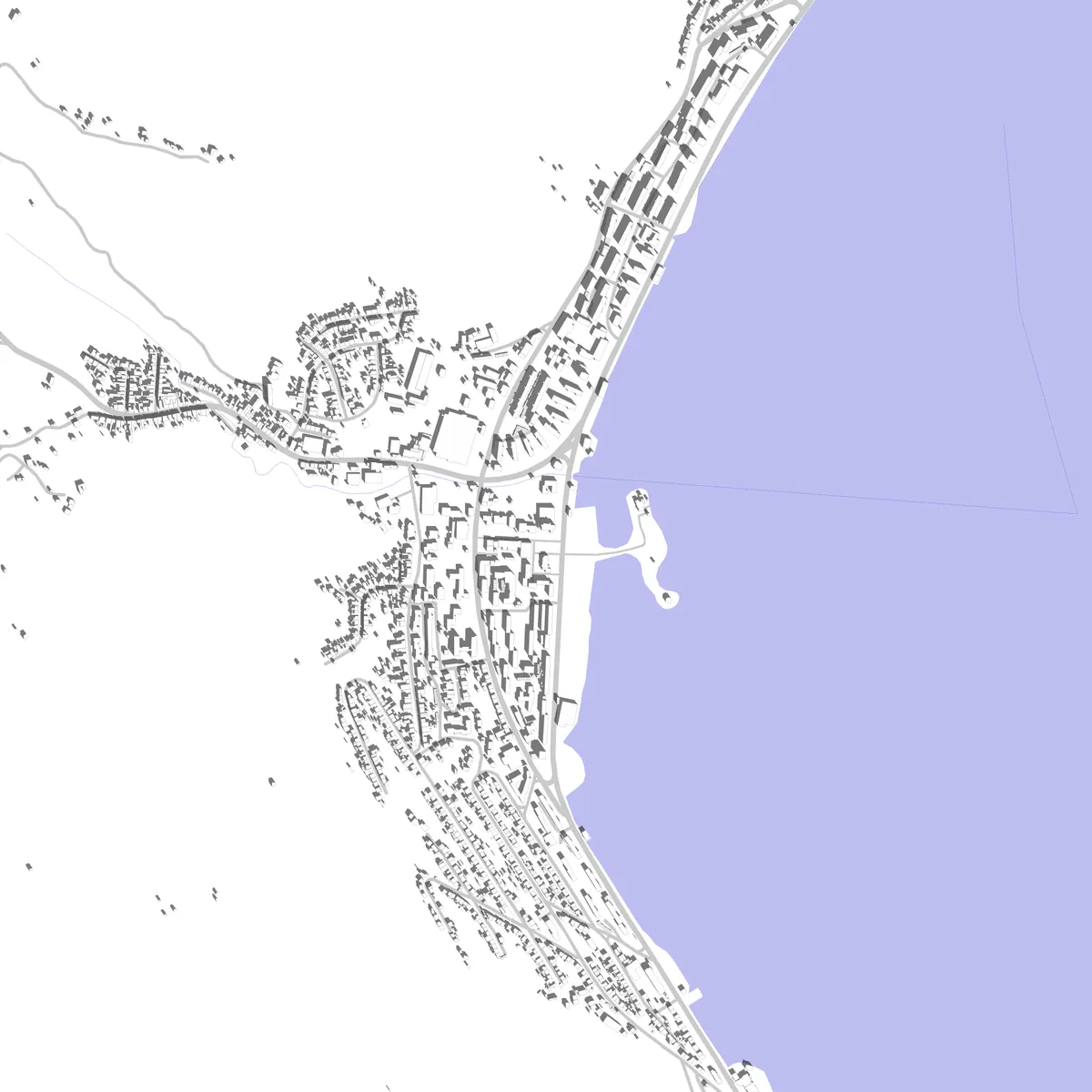 Orșova site plan (2.5 km)