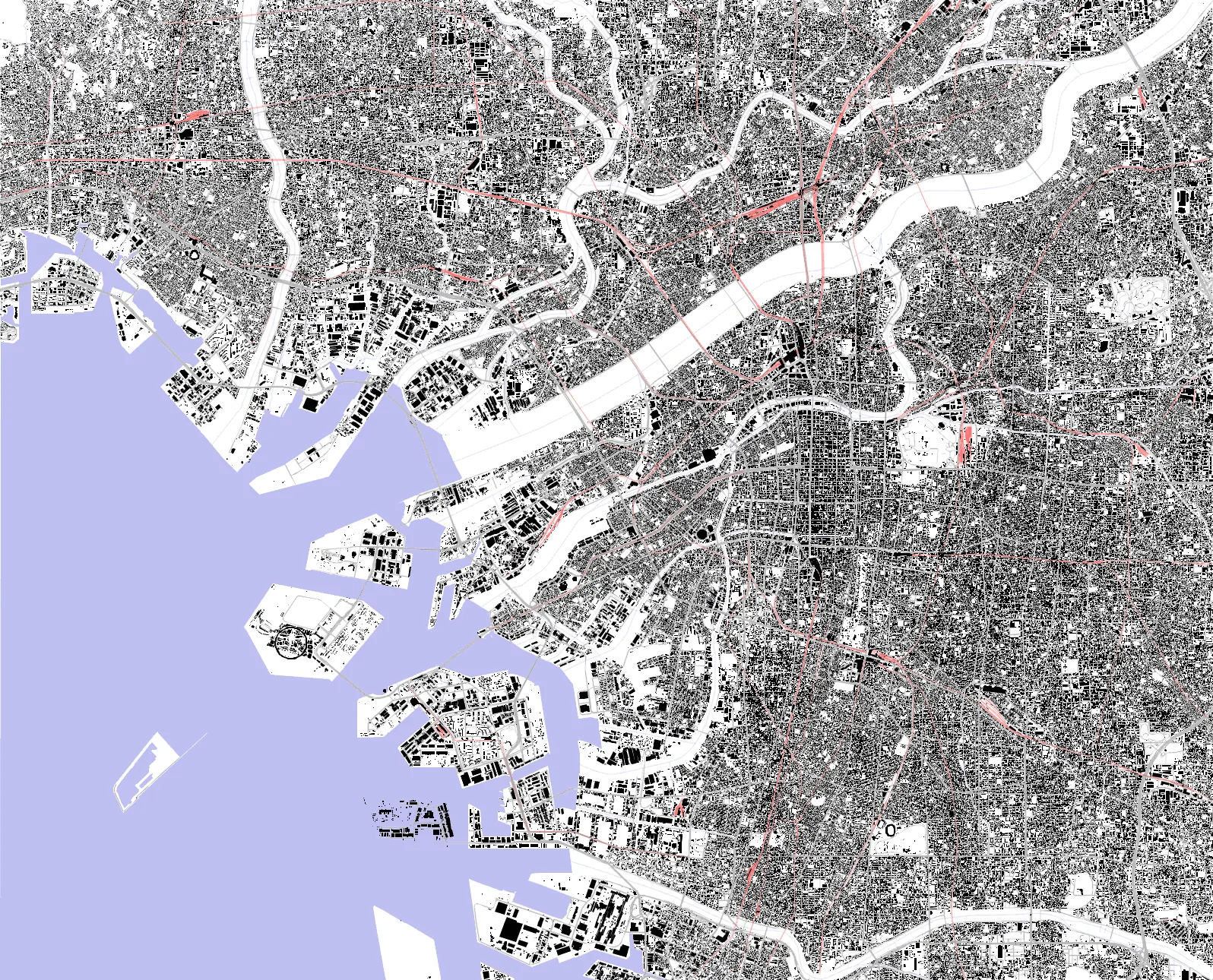 Osaka figure ground plan