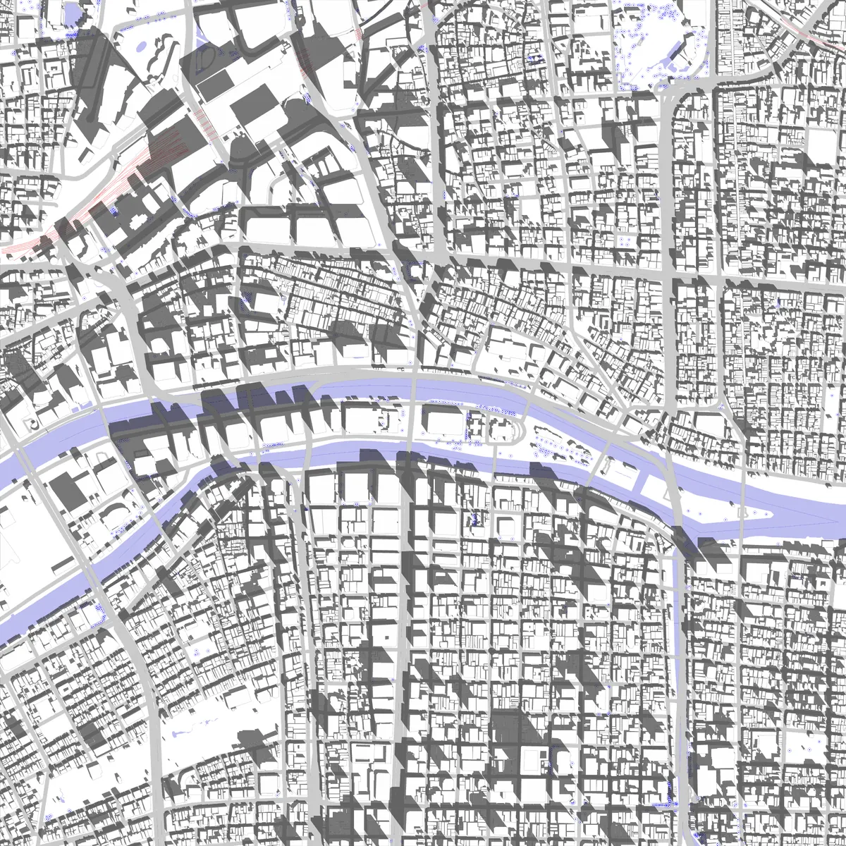 Osaka site plan (2.5 km)
