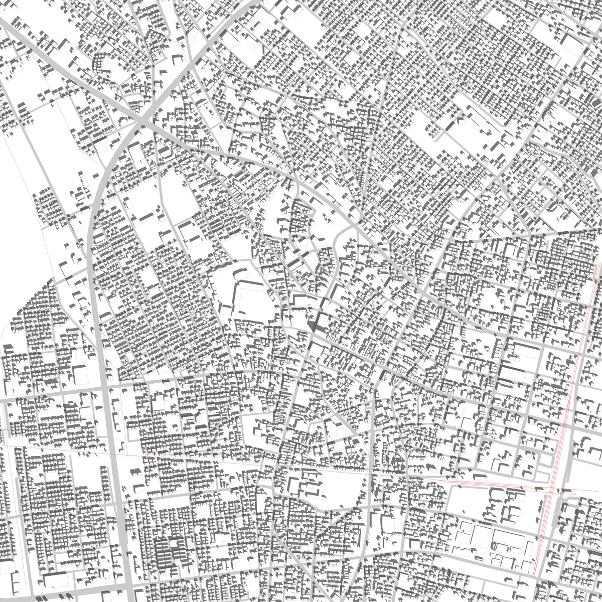 Osaki Lageplan (2,5 km)