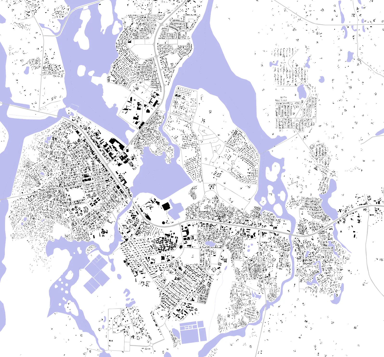 Oshakati Schwarzplan