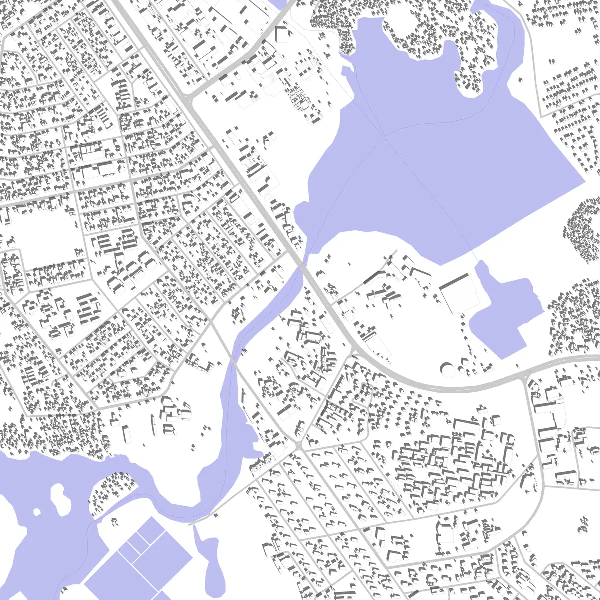 Oshakati Lageplan (2,5 km)