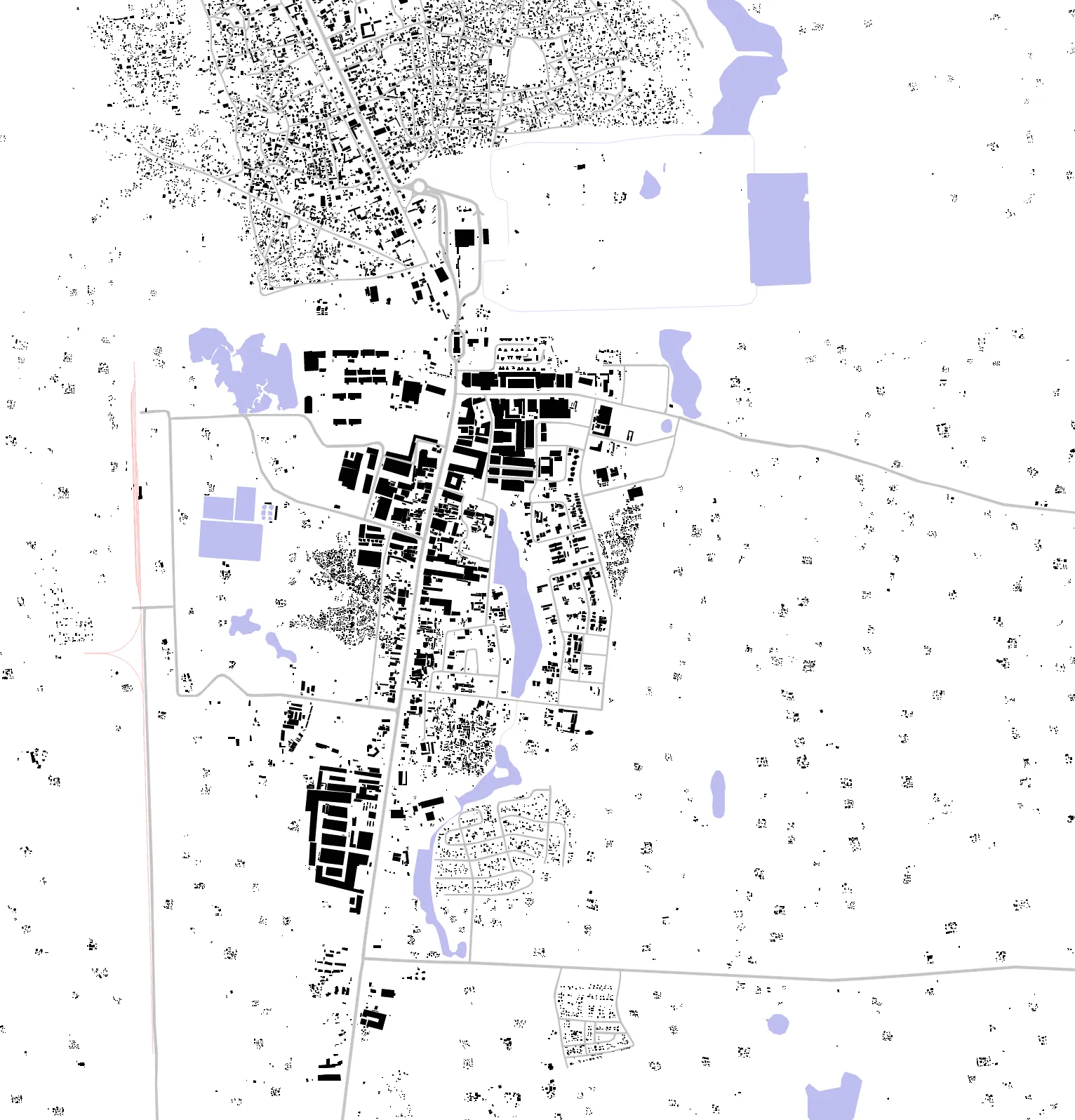 Oshikango figure ground plan