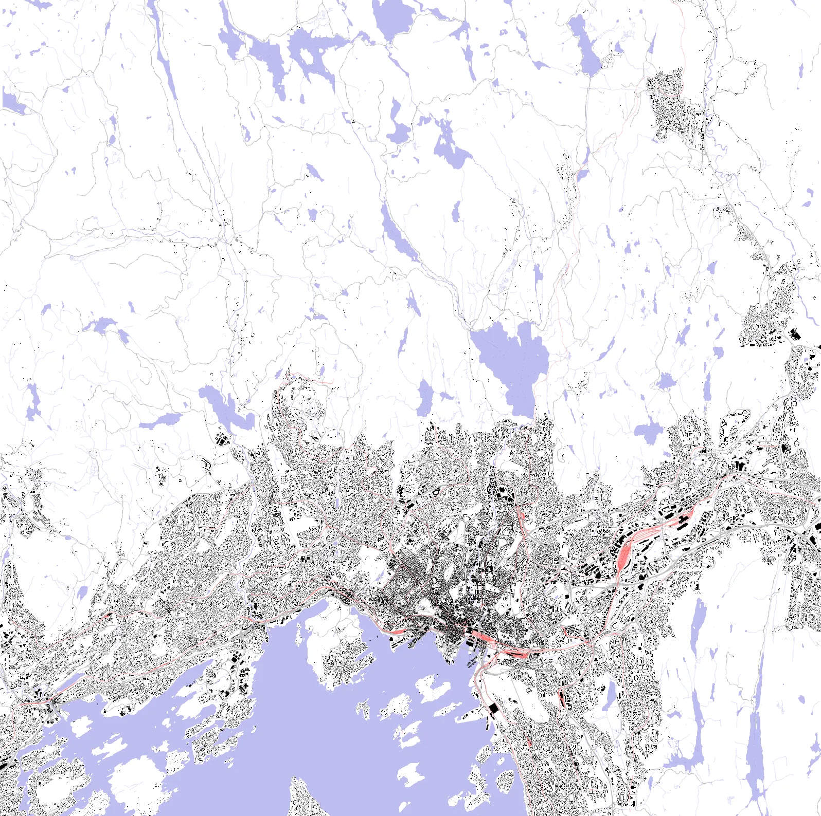 Oslo figure ground plan