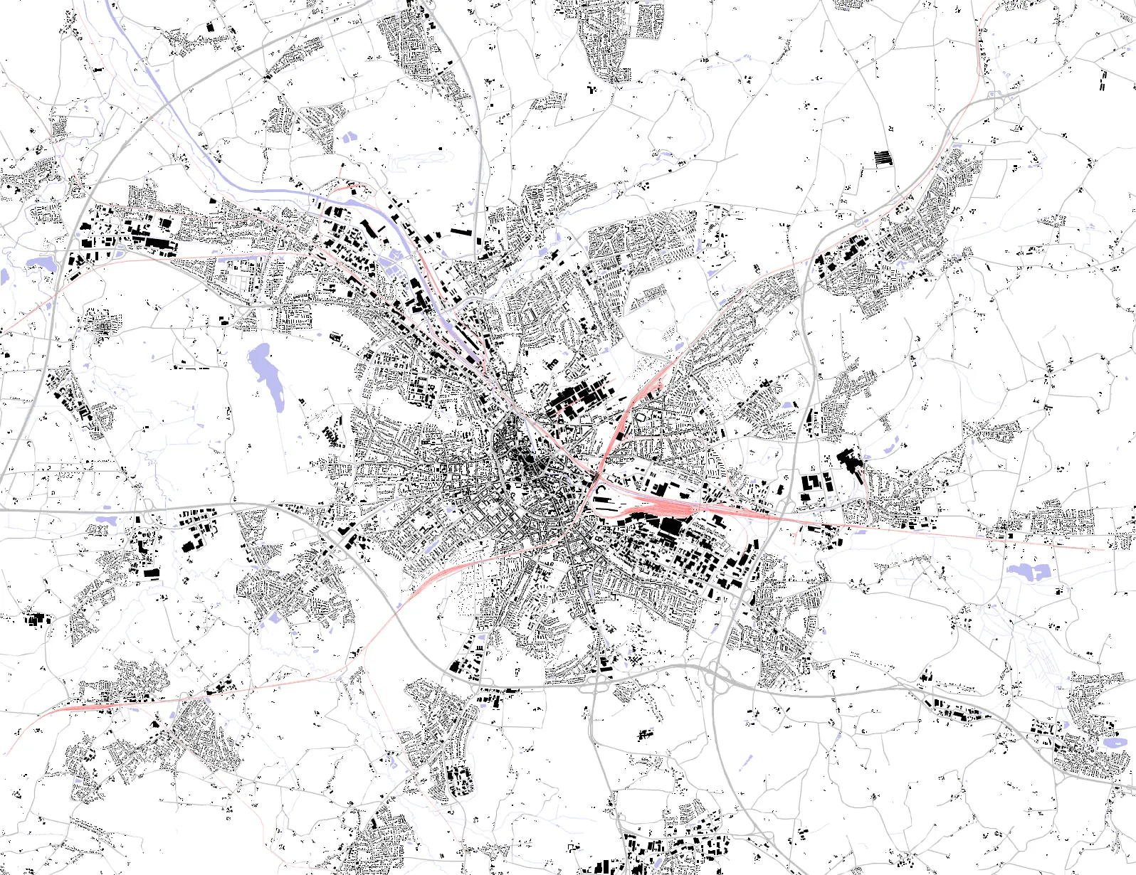 Osnabrück Schwarzplan