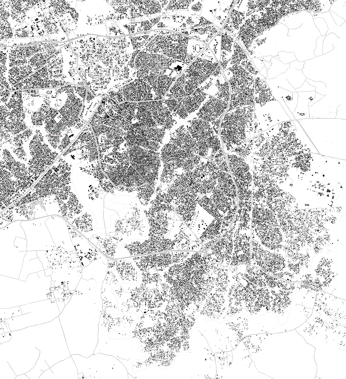 Osogbo figure ground plan