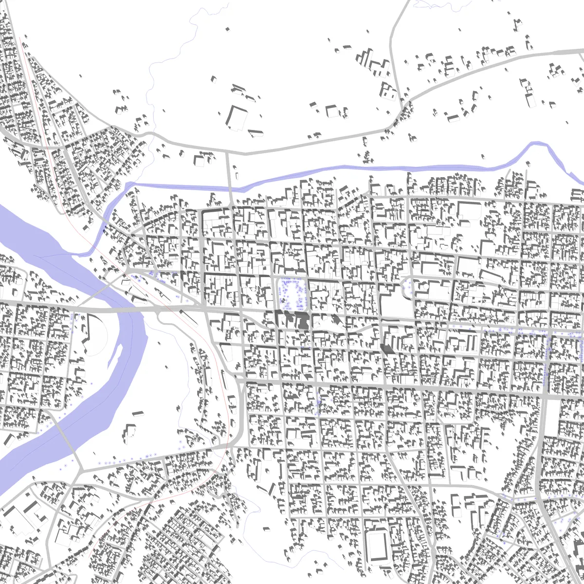 Osorno plano de situación (2,5 km)