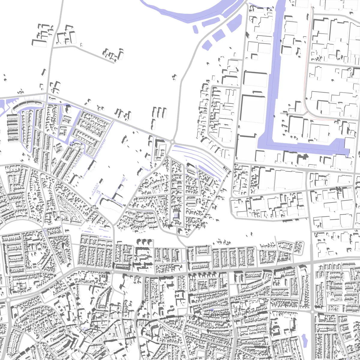 Oss situatieplan (2,5 km)