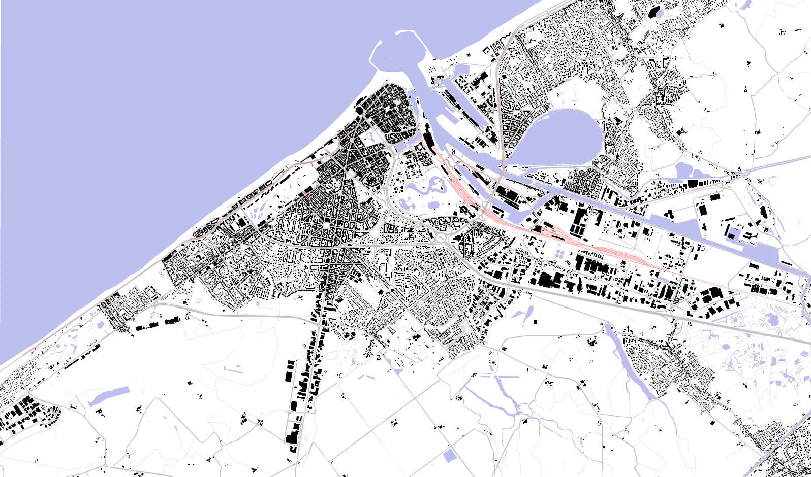 Ostend Schwarzplan